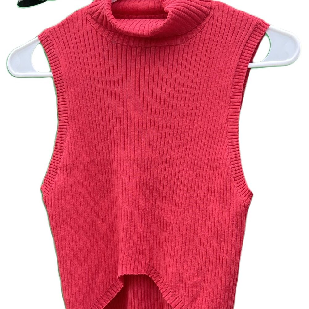 NWT Forever 21 Ribbed Sweater Crop Top Size M